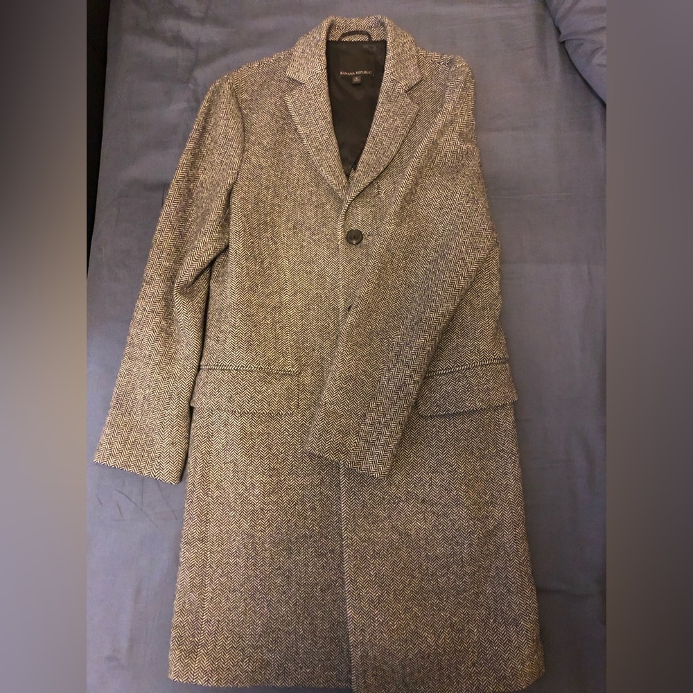 Banana Republic Coat, Italian fabric by Mario Bellucci